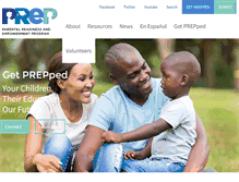 Tablet Screenshot of prepparents.org